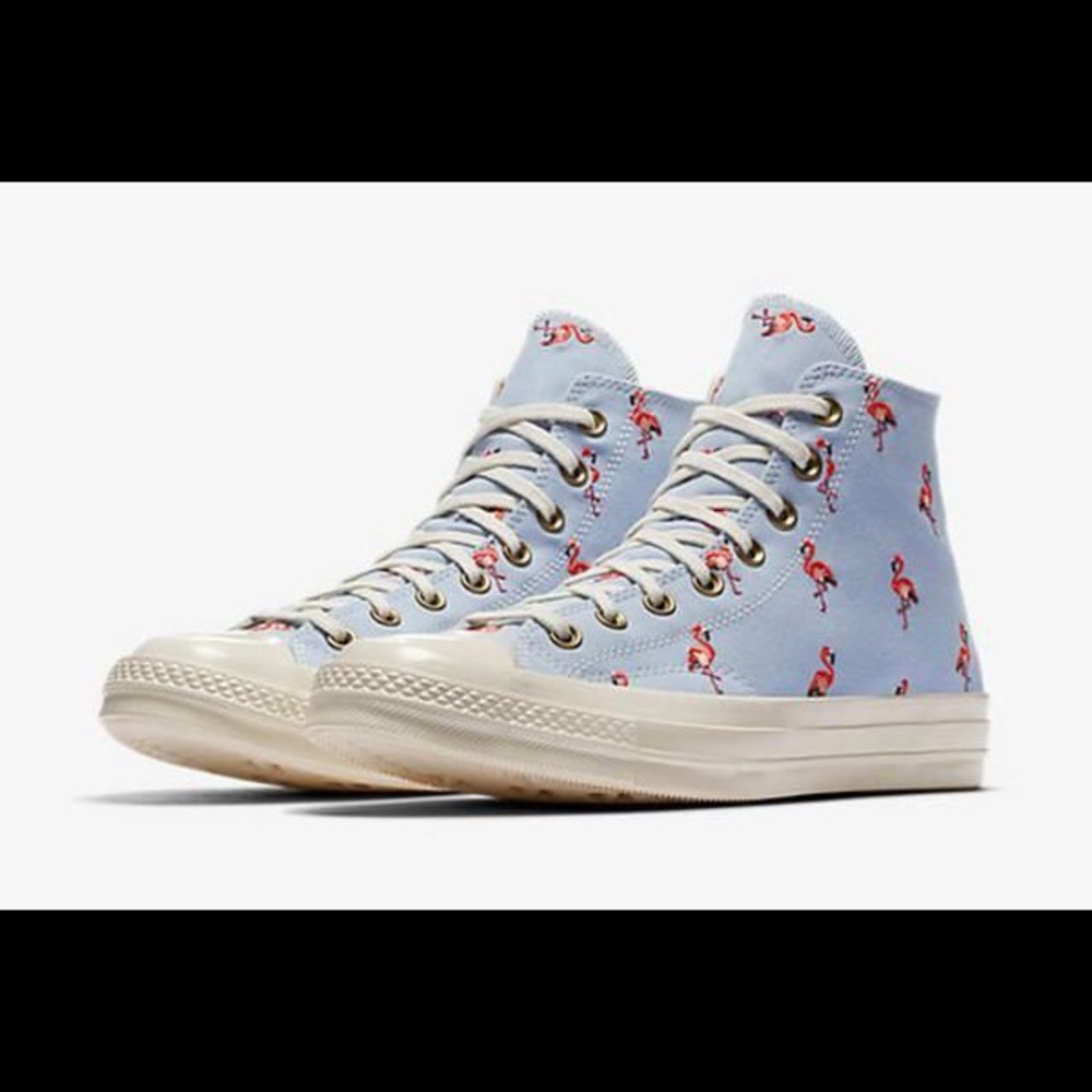 Converse limited edition flamingo print size 7